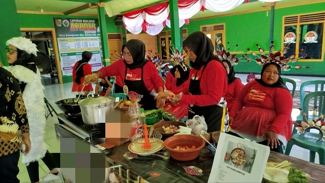 Lomba masak di Balung Kulon