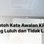 10 Contoh Kata Awalan KPTS Luluh dan Tidak Luluh