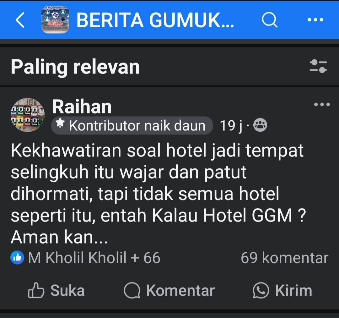 Netizen Soroti Dugaan Pelanggaran Privasi Tamu oleh Karyawan Hotel Grand Gumukmas